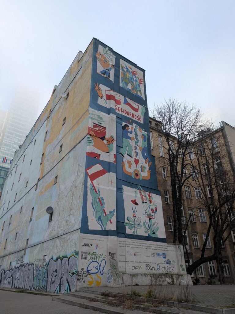 Solidarity Warsaw mural