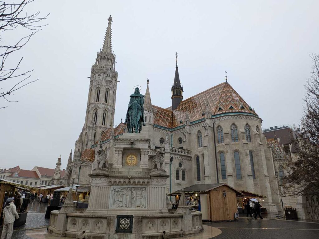 Matthias Church Equestrian statue of St. Stephen 