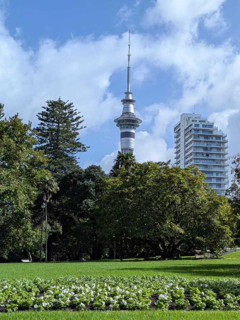 Albert Park Auckland Sky Tower