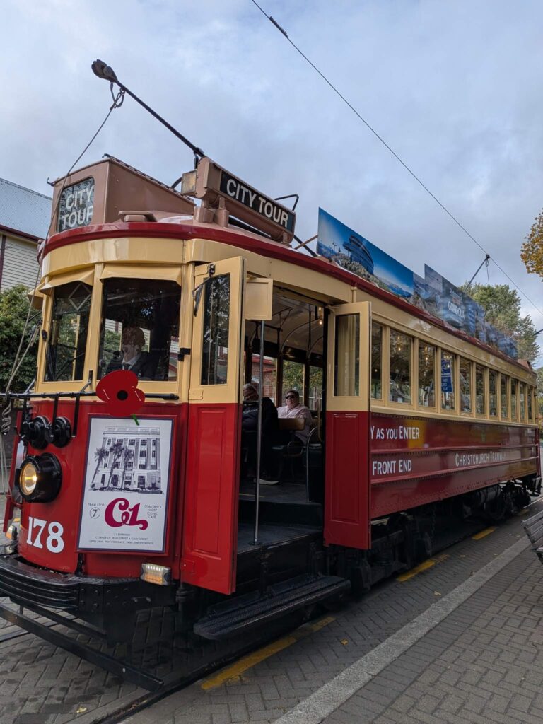 Christchurch Hop-On Hop-Off Tram